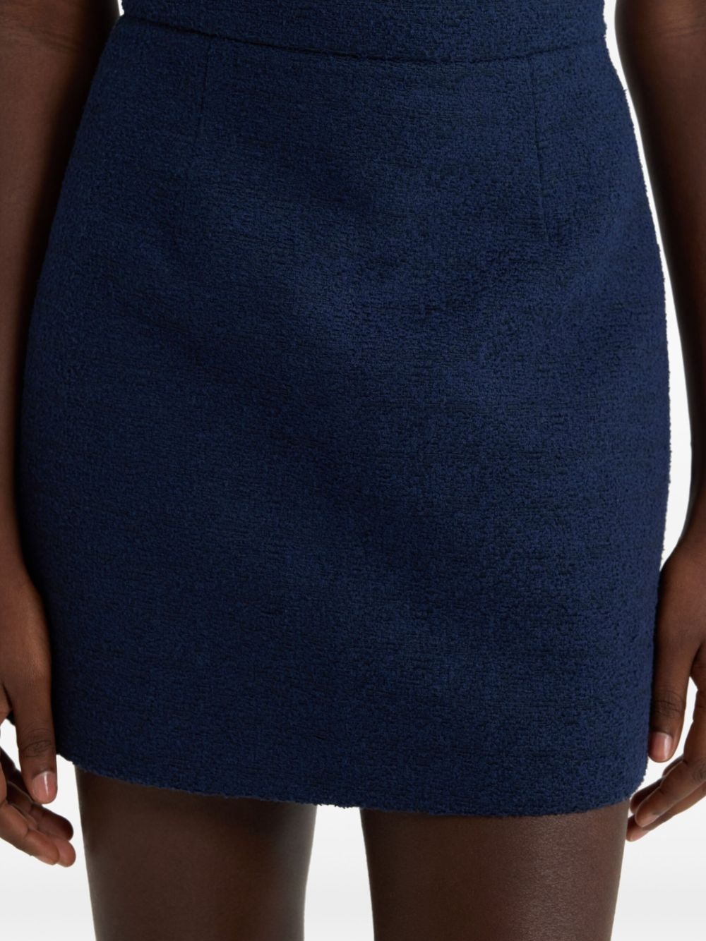 organic-cotton tweed mini skirt - 4