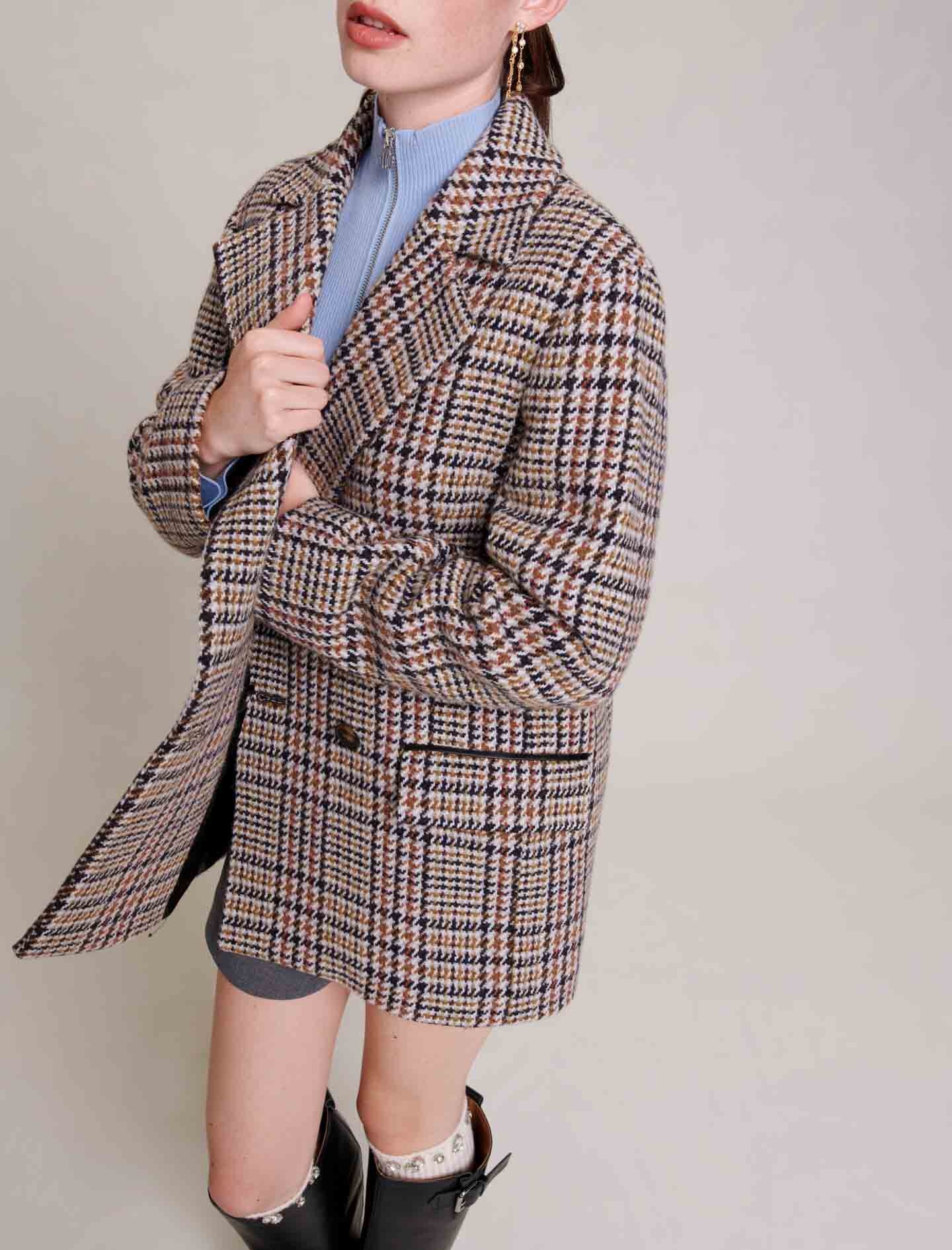 Short checked jacket - 7