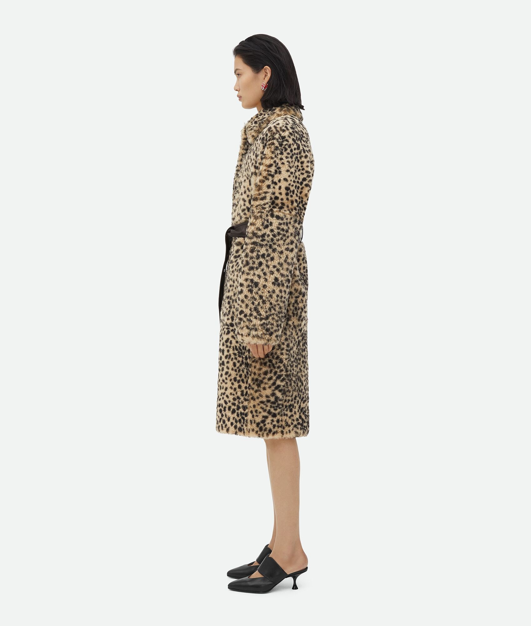 Leopard Print Shearling Coat - 2