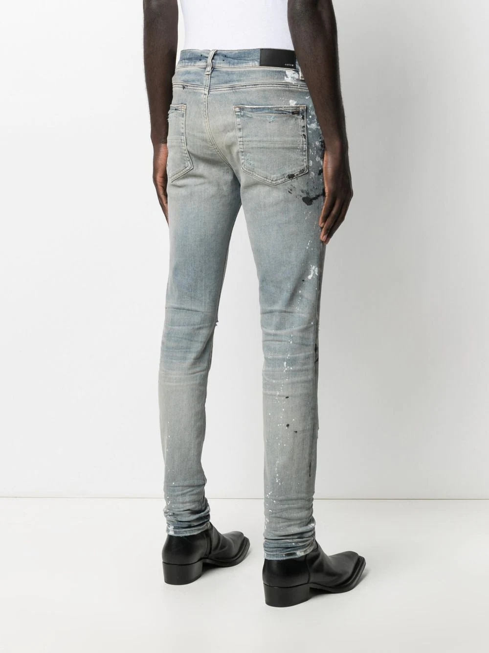 distressed skinny jeans - 4