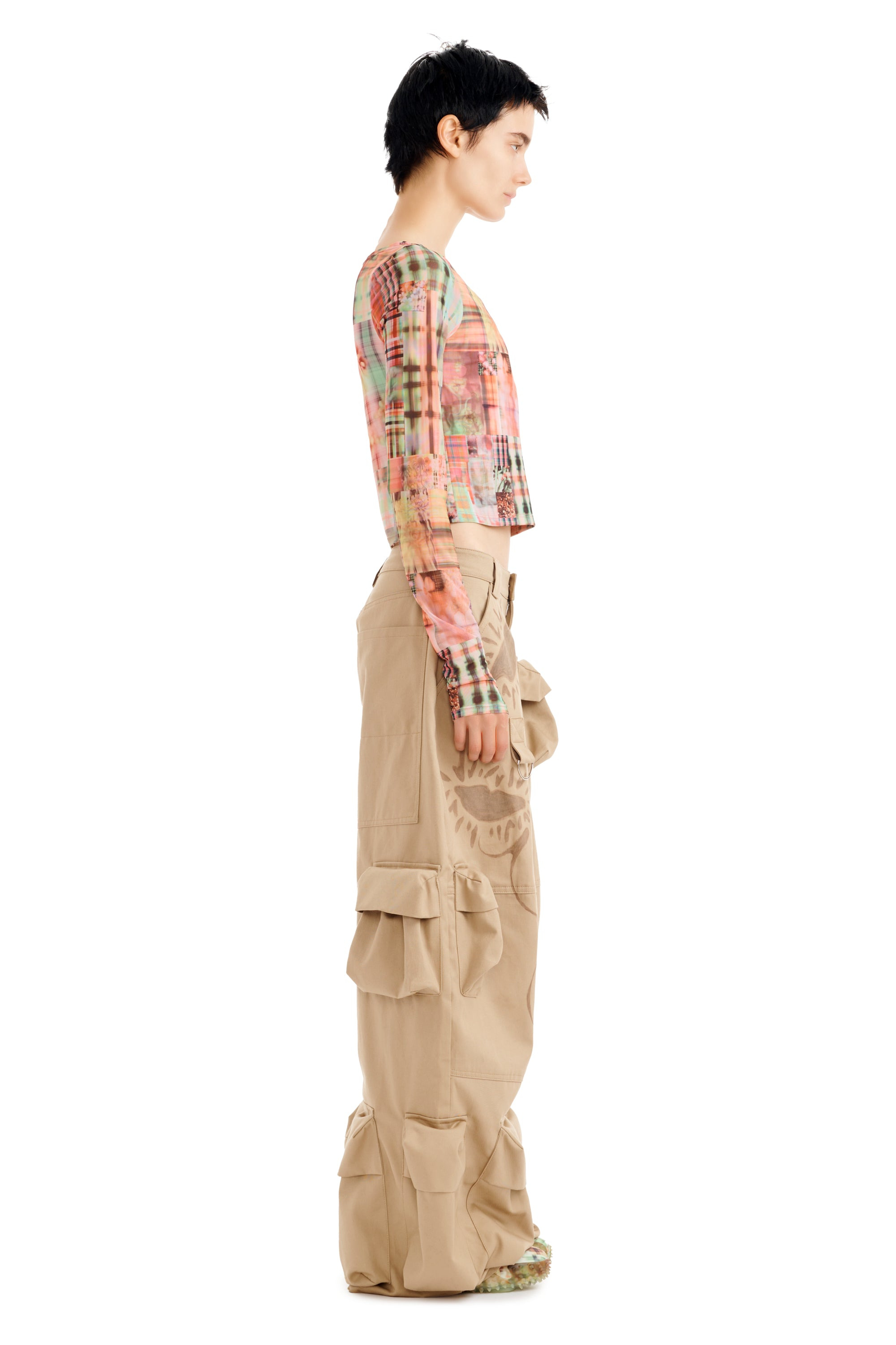 SAND DAISY GARDEN CARGO PANT - 6