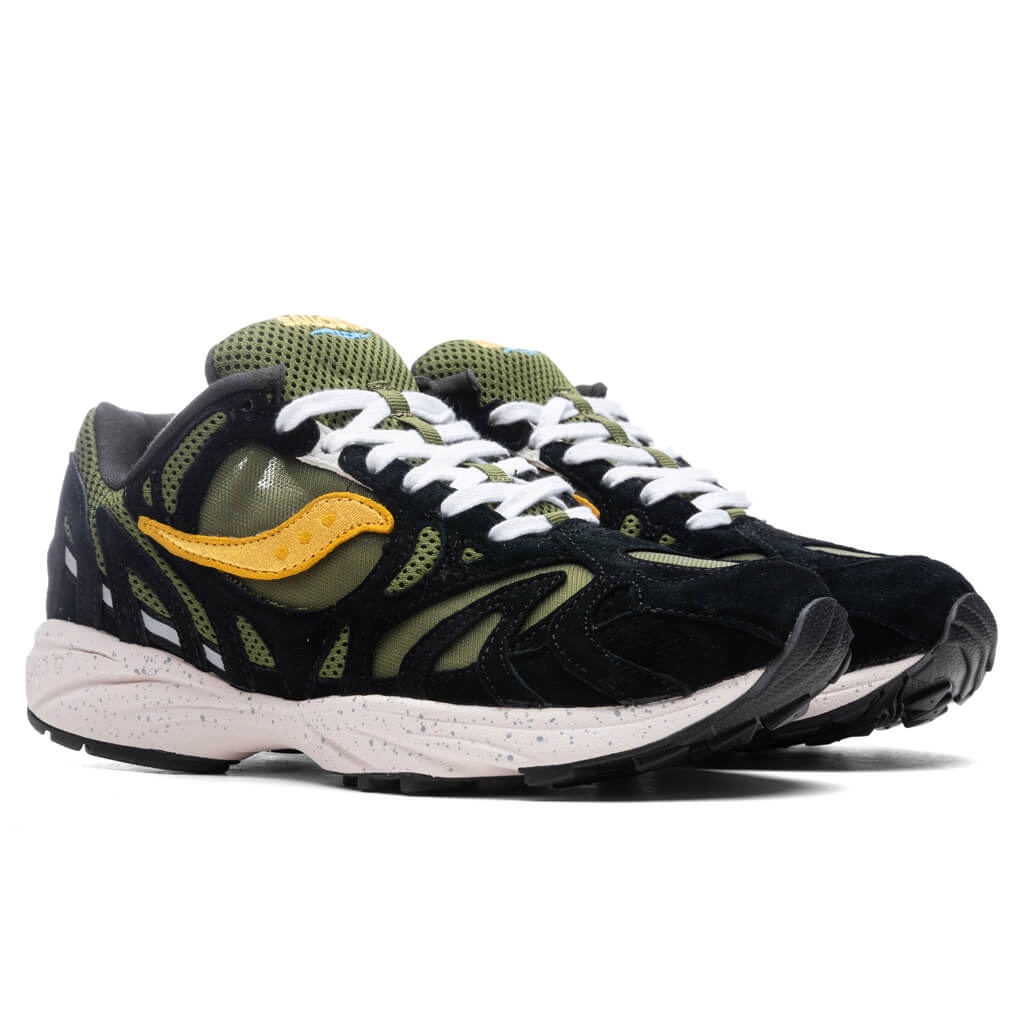 SAUCONY GRID AZURA 2000 - BLACK/YELLOW - 2