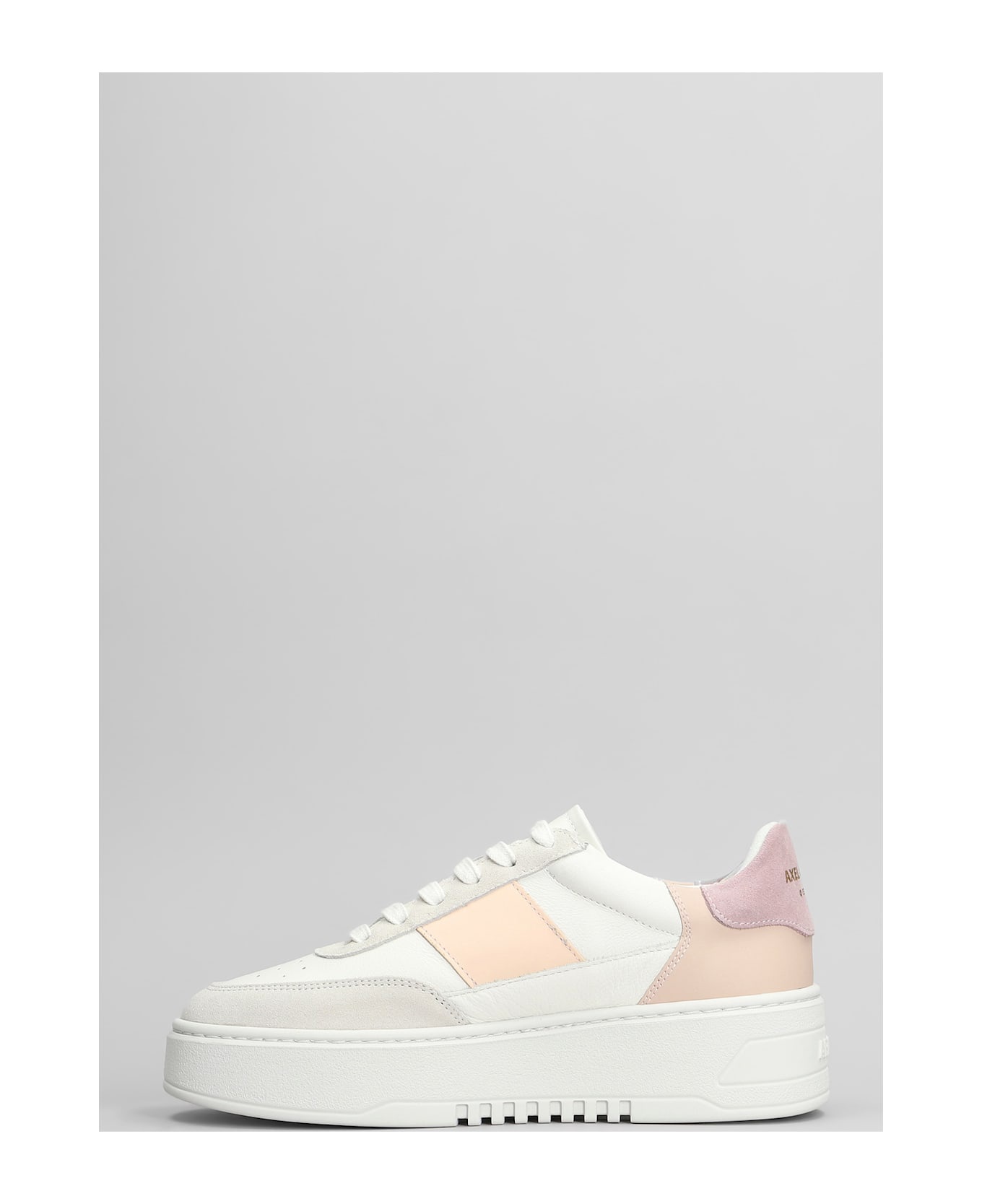 Orbit Vintage Sneakers In White Suede And Leather - 3