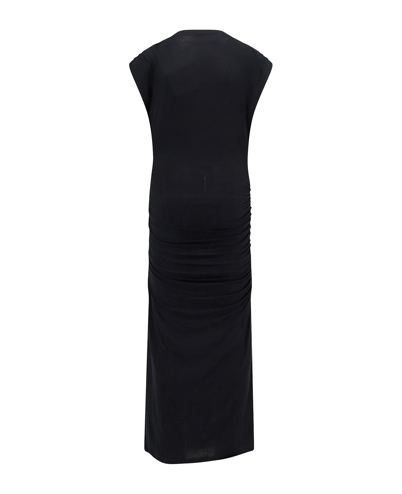 Donna Stretch Fabric Long Dress - 2