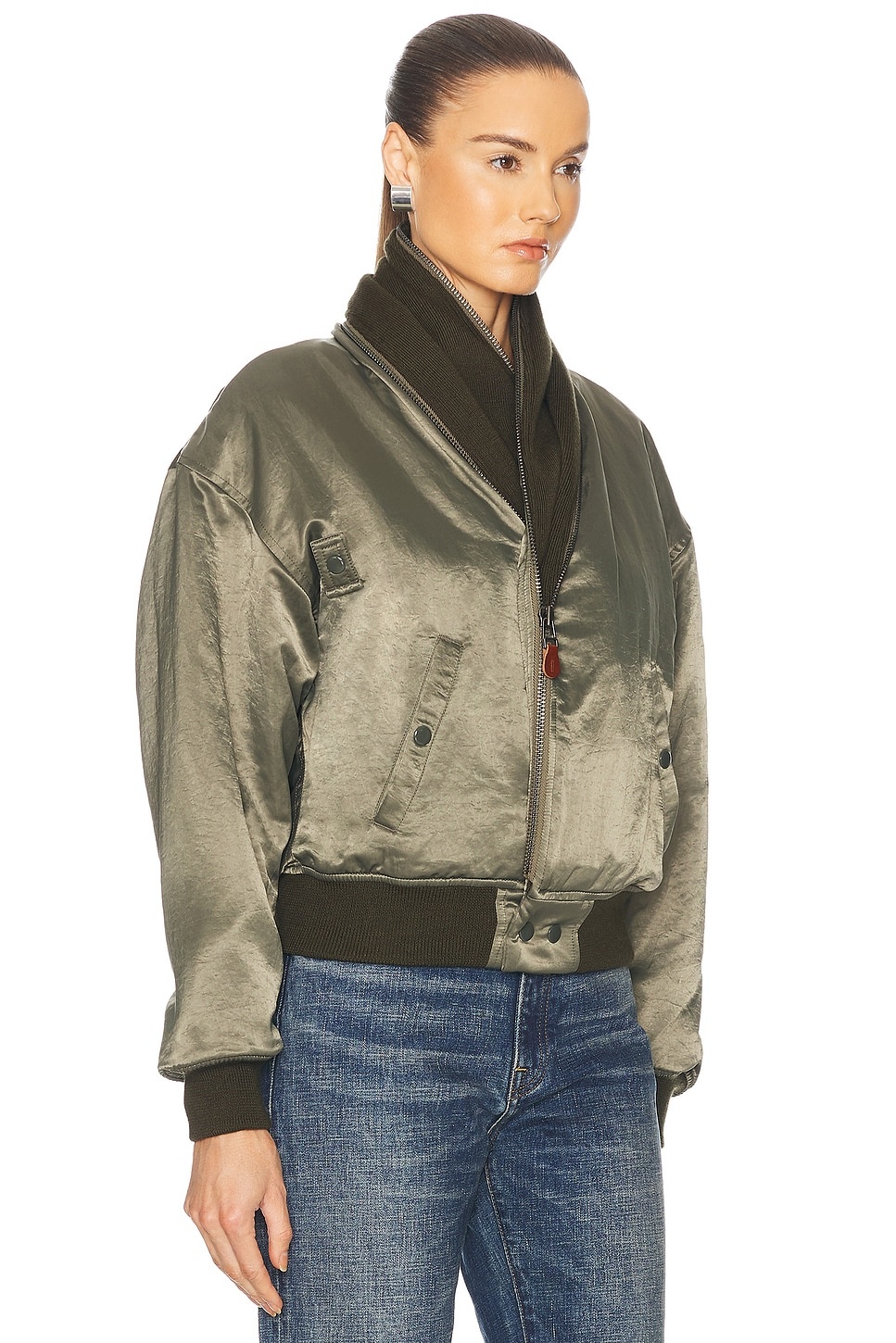 Zip Collar Flight Jacket - 2