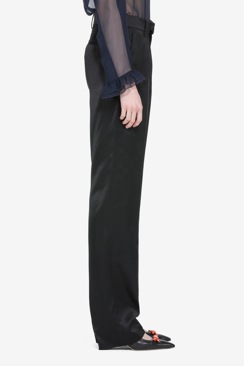 STRAIGHT SHANTUNG TROUSERS 4