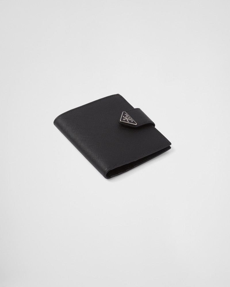 Prada Saffiano and leather wallet outlook