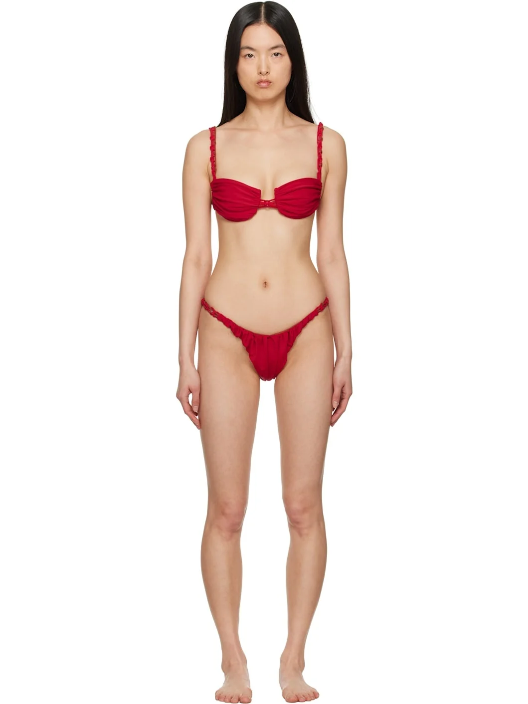 Red Tri-Twist & Tinytwist Bikini - 1