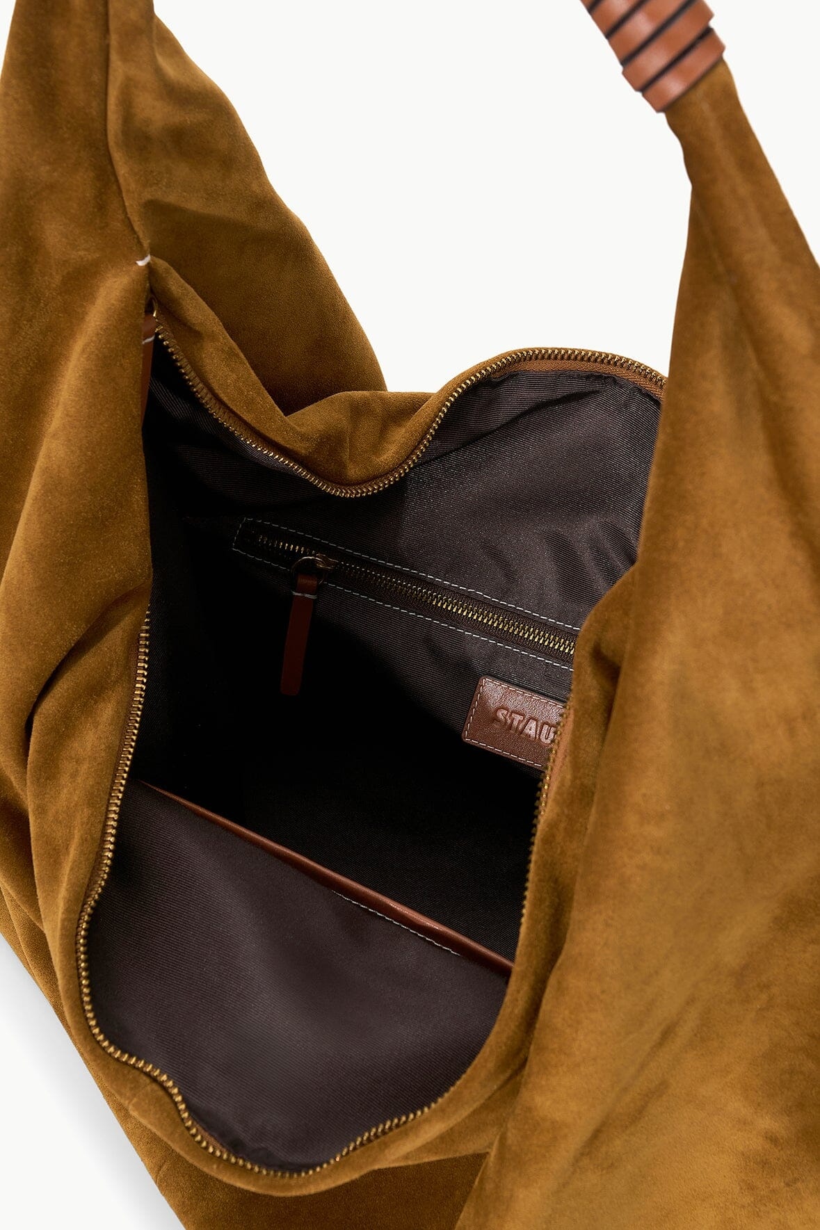 STAUD RONNIE BAG TAN - 5