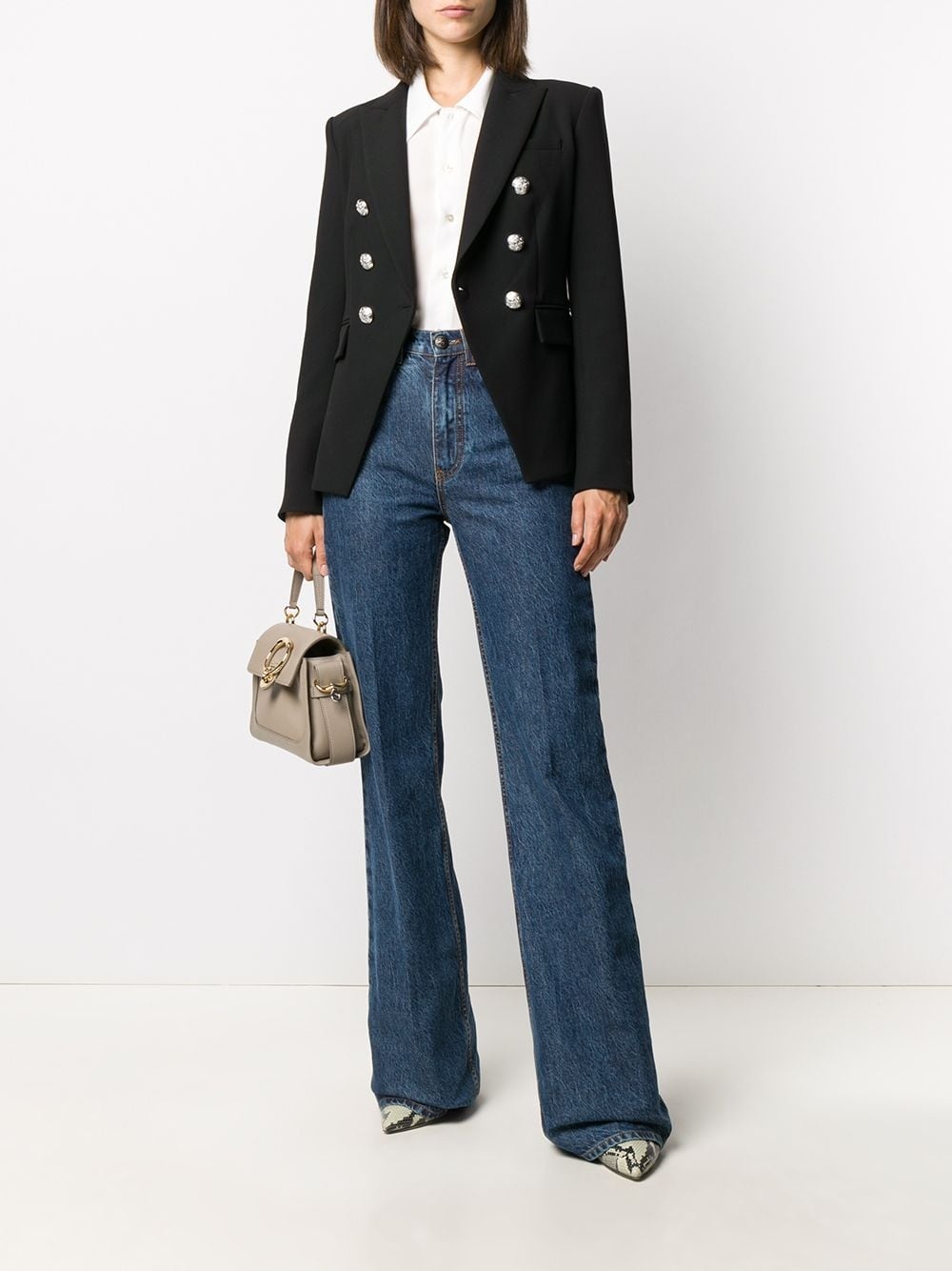 double breasted military jacket - 2