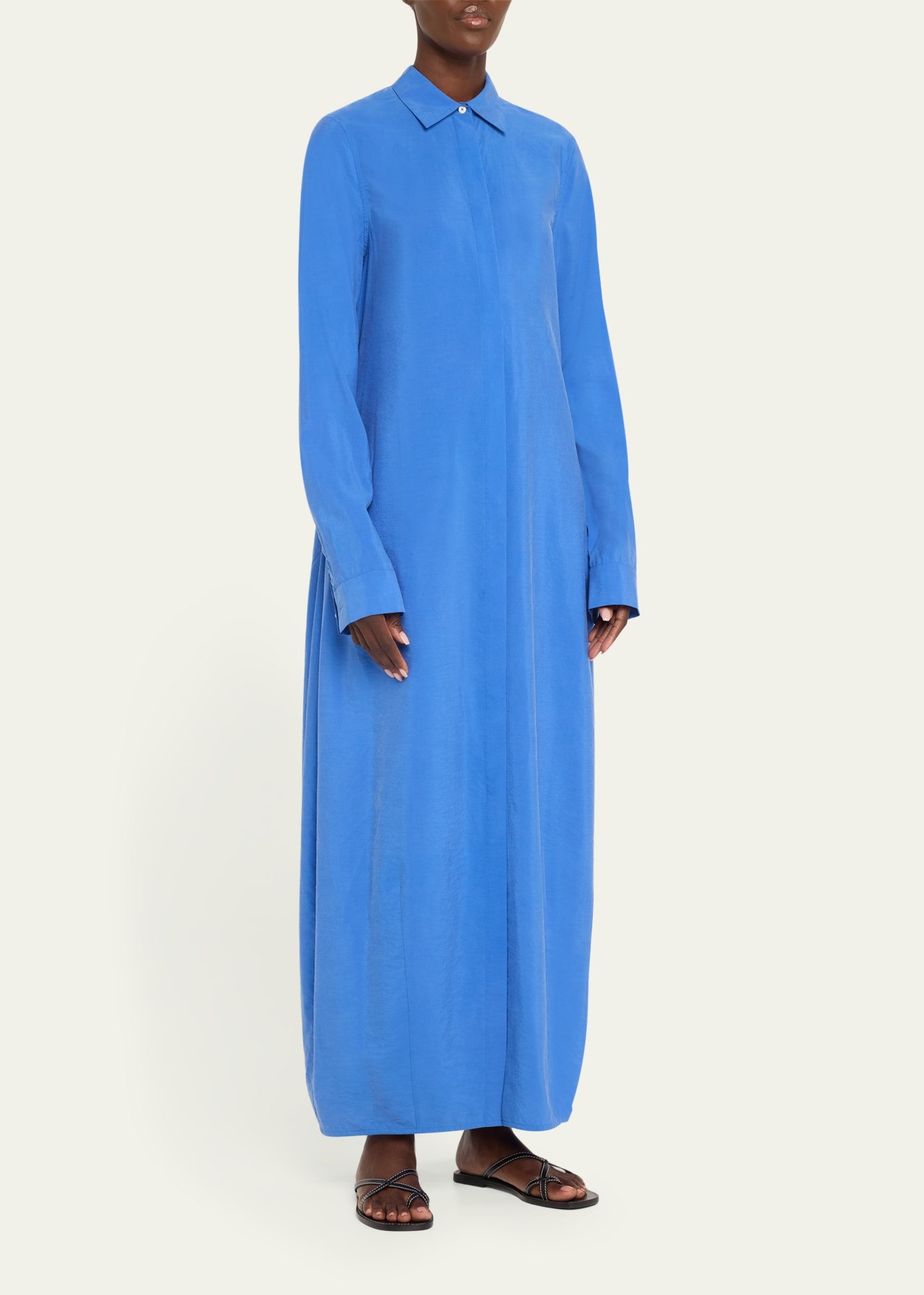 Long Parachute Shirtdress - 4