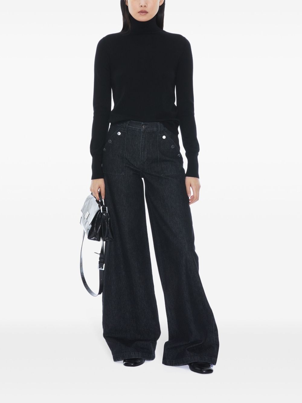 high-neck sweater - 2