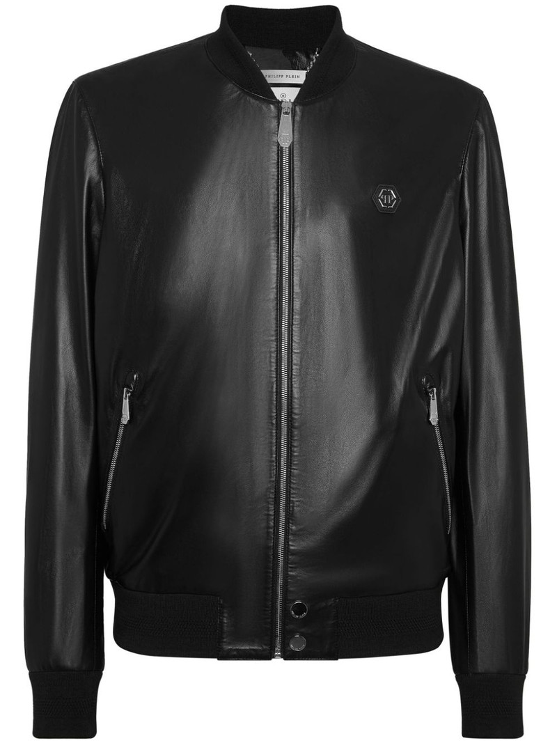 leather bomber jacket 1