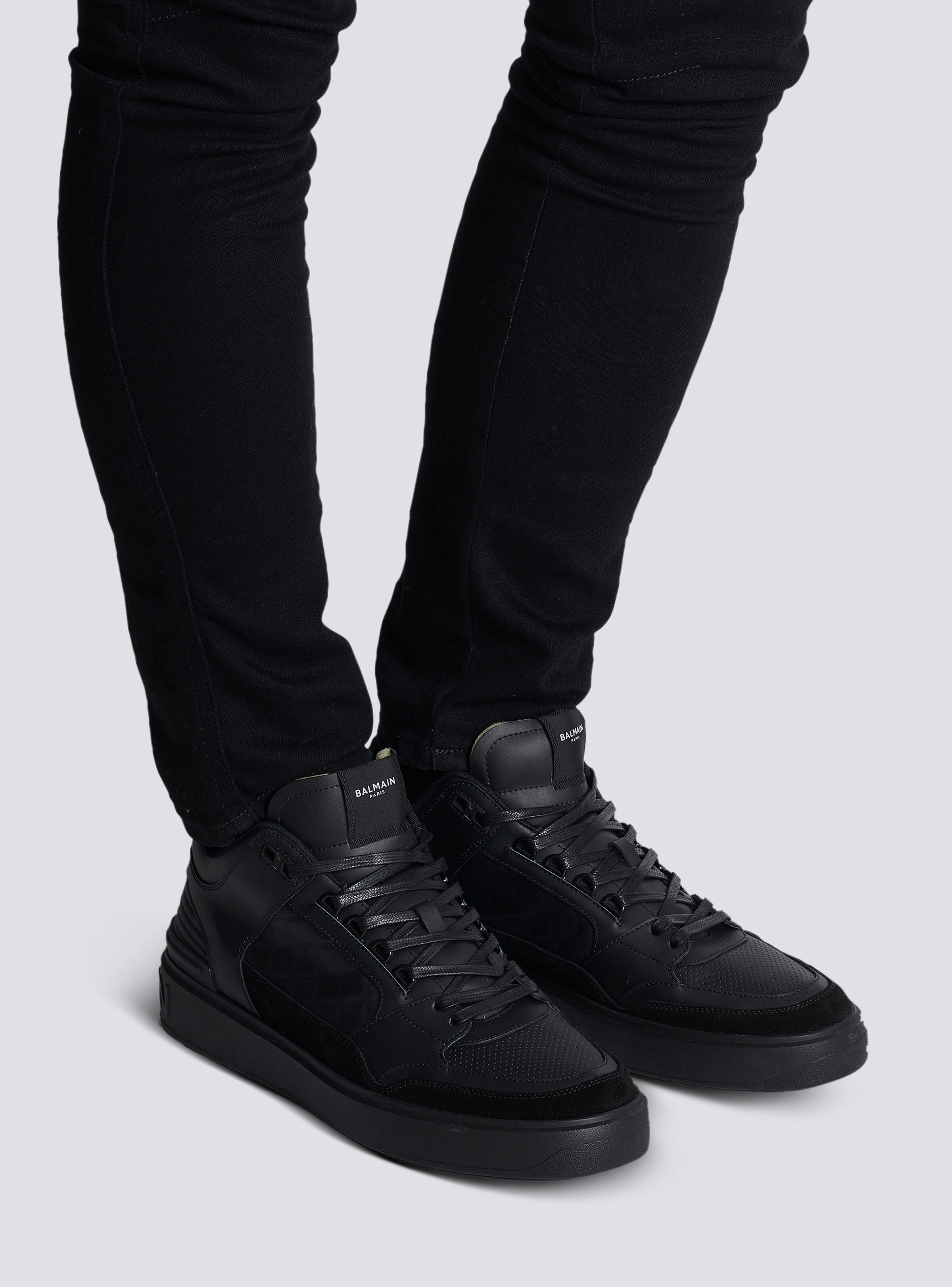 B-Court mid-top leather sneakers - 9
