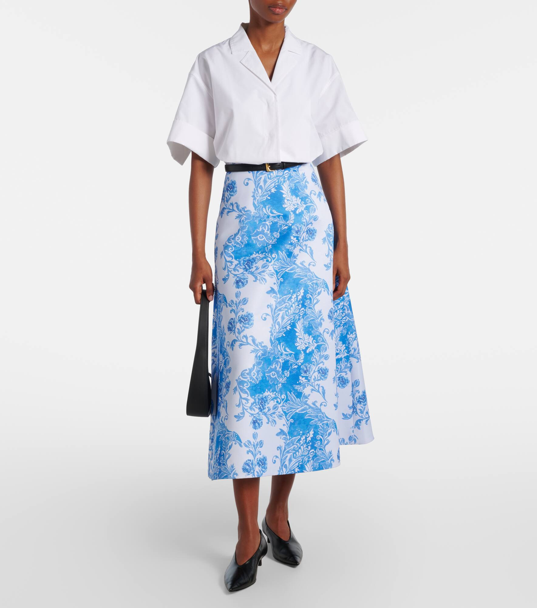 Hallie floral taffeta maxi skirt - 2