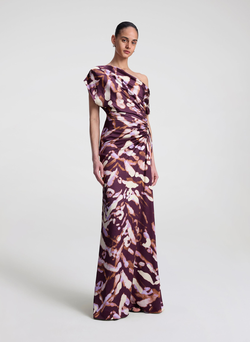Poppy Satin Gown 5