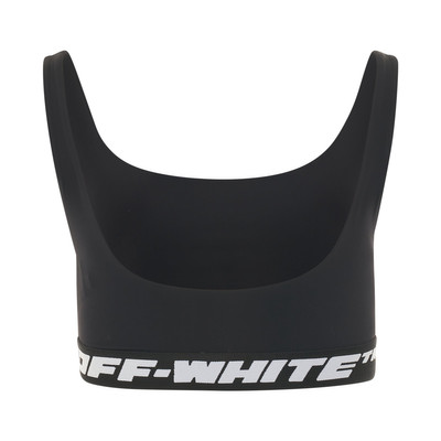 Off-White Athleisure Logo Brand Bra in Black outlook