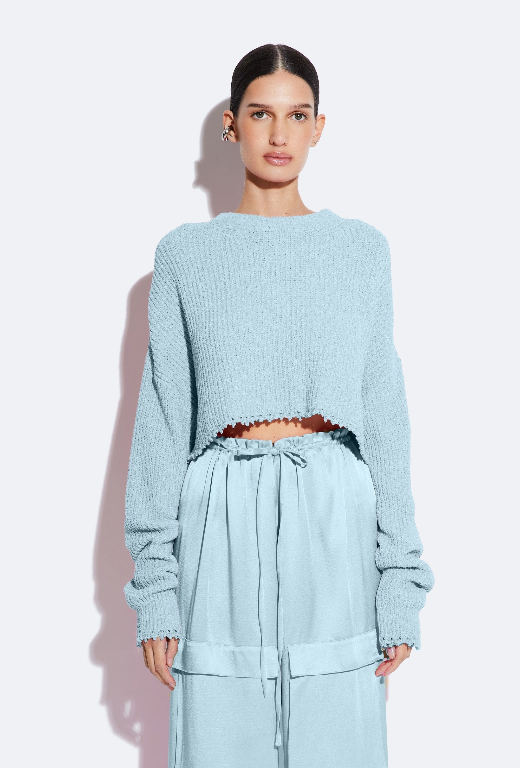Textured Cotton Sweater - 2