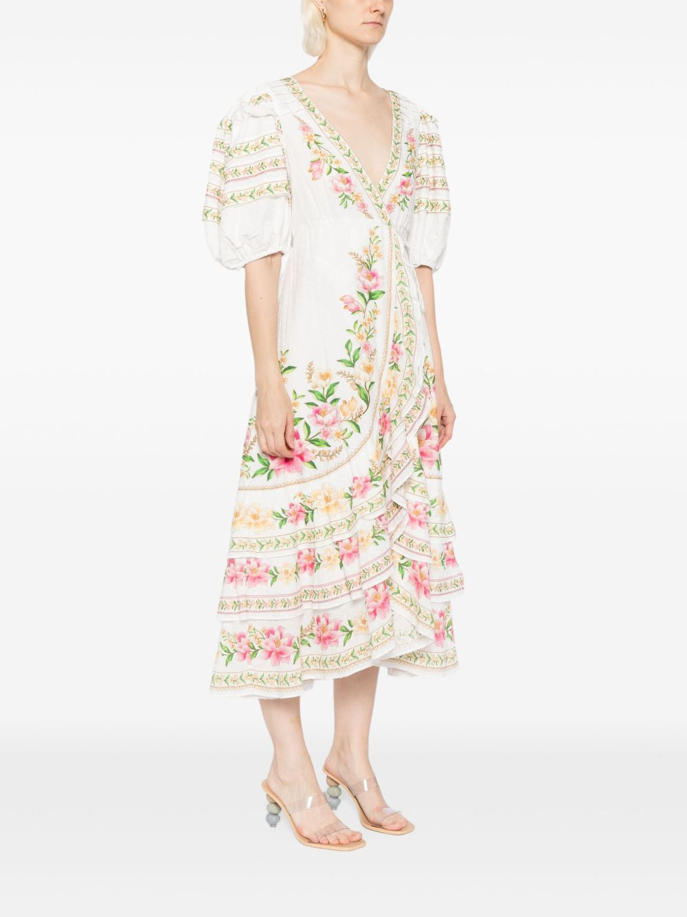 Palm Dream wrap dress - 3