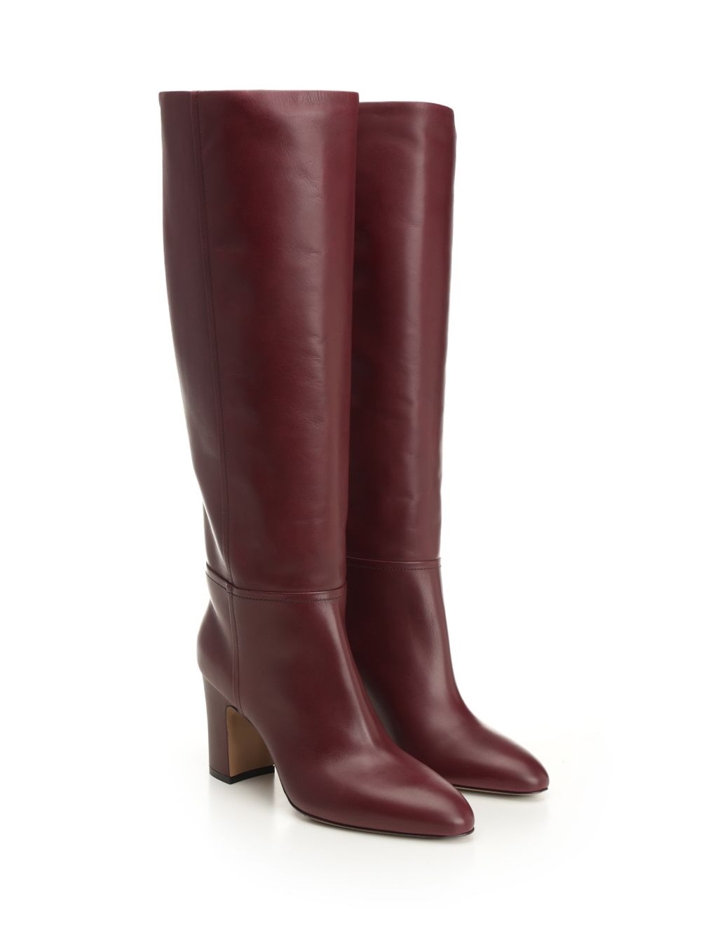 Lavinia Boot 75 Calf Leather Boots Bordeaux - 2