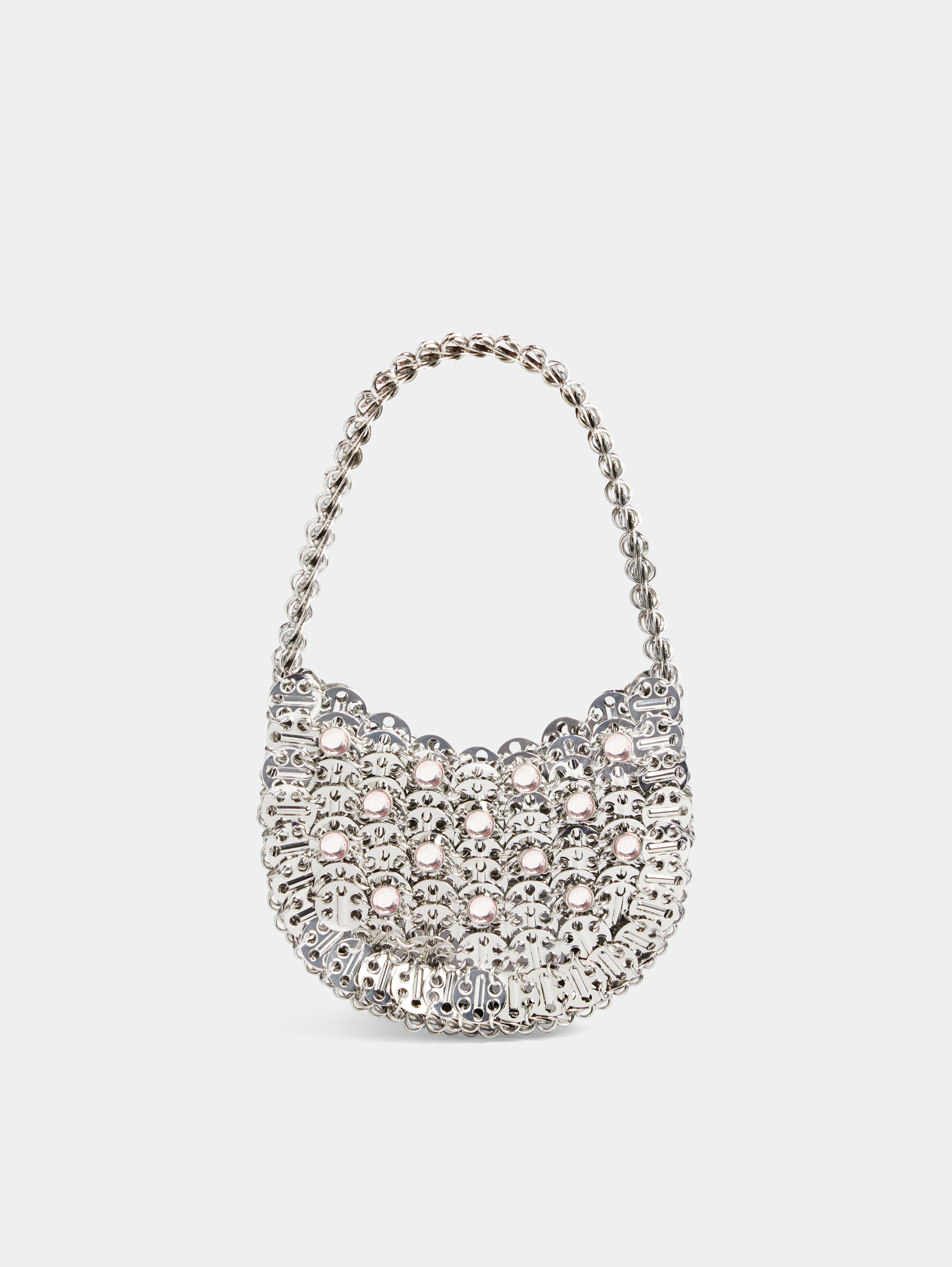 ICONIC SILVER MOON 1969 BAG EMBELLISHED WITH RHINESTONES - 1