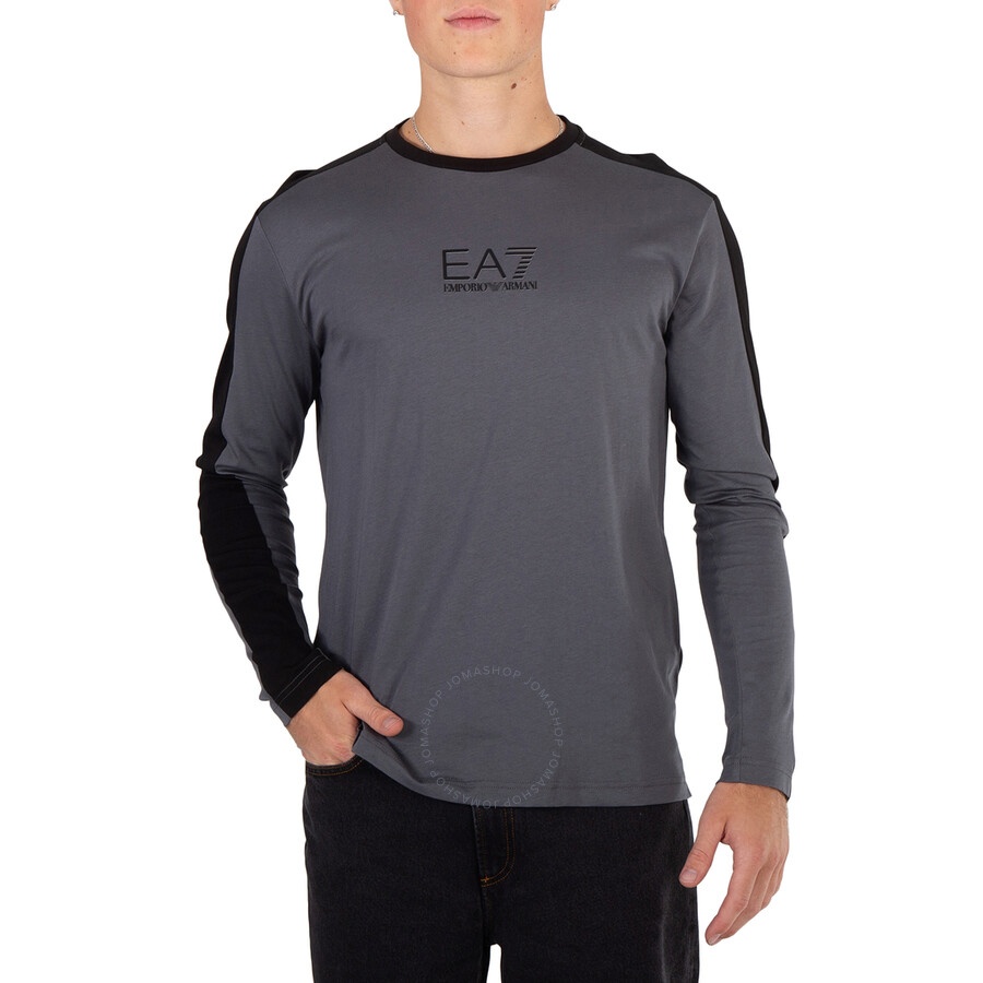 Emporio Armani EA7 Logo Athletic Long-Sleeved T-Shirt - 1