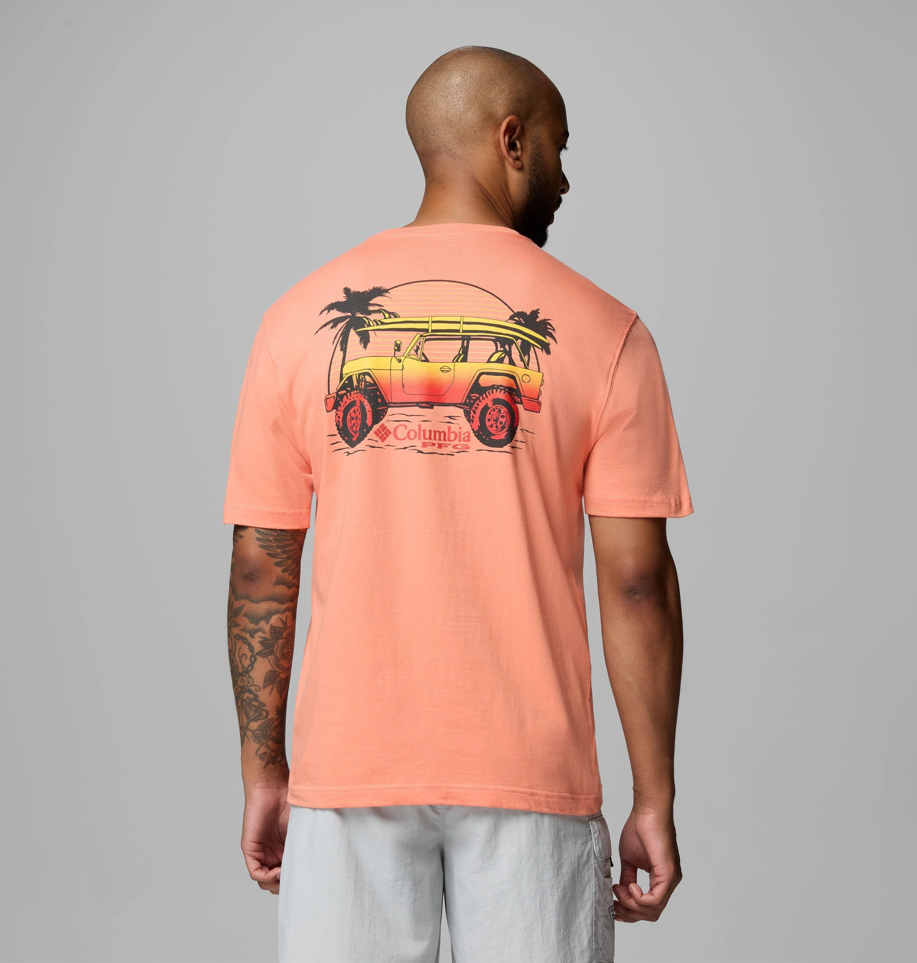 Men's Beaching Truck PFG Short Sleeve T-Shirt - 1