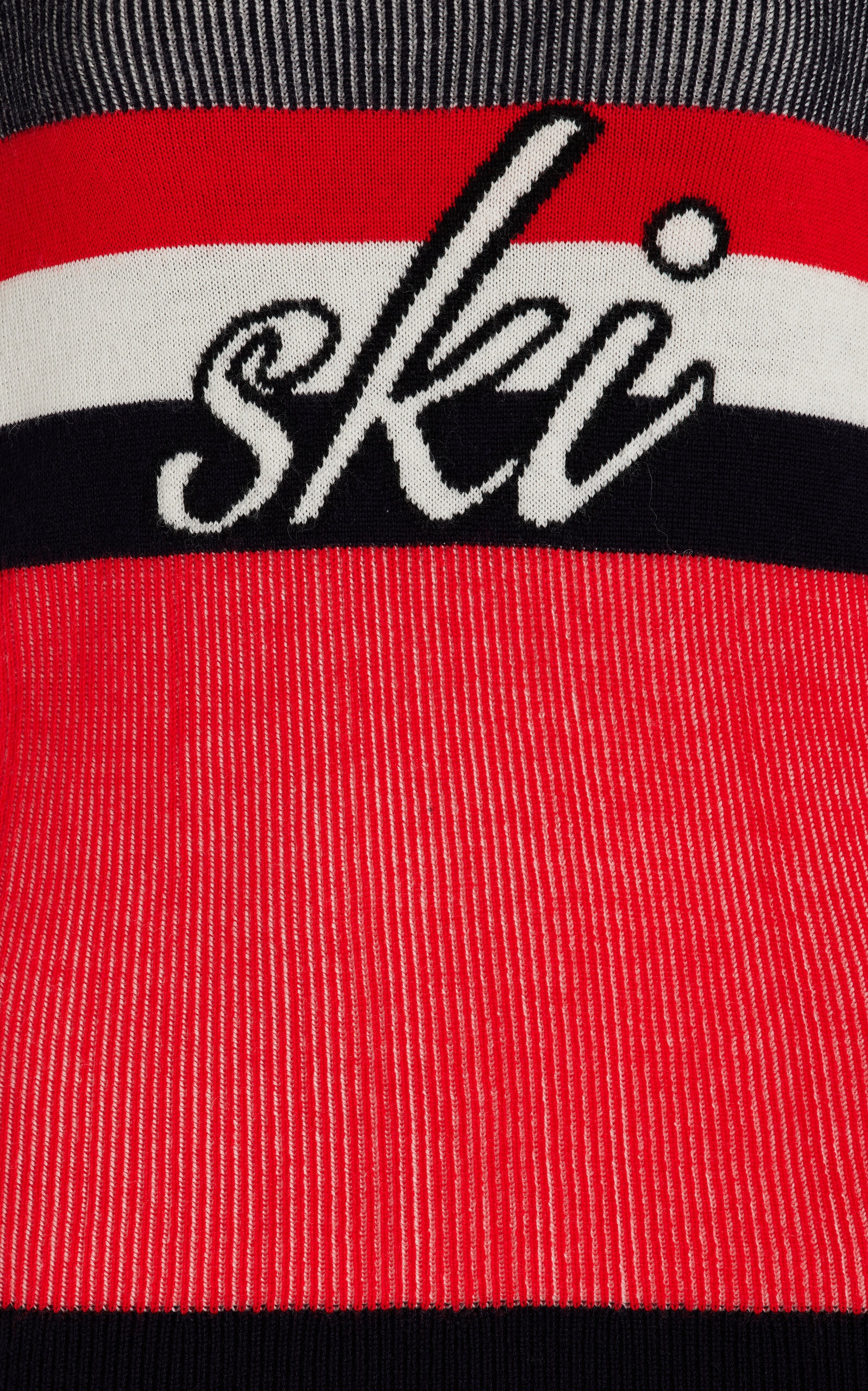 Evie Wool Ski Sweater red - 5
