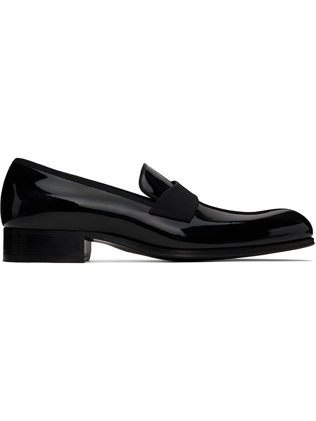 Black Patent Edgar Evening Loafers - 1