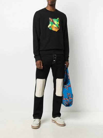 Maison Kitsuné Fox logo print sweatshirt outlook