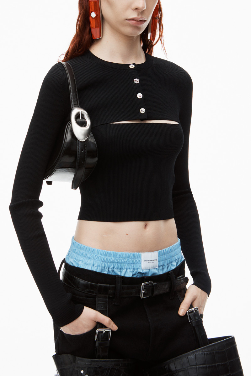 Cropped Cardigan Twinset 3
