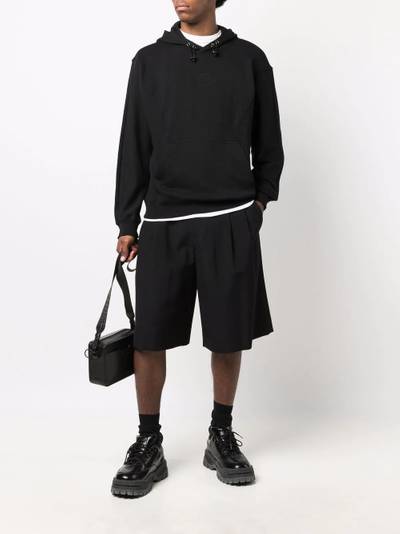 MSGM drawstring pullover hoodie outlook