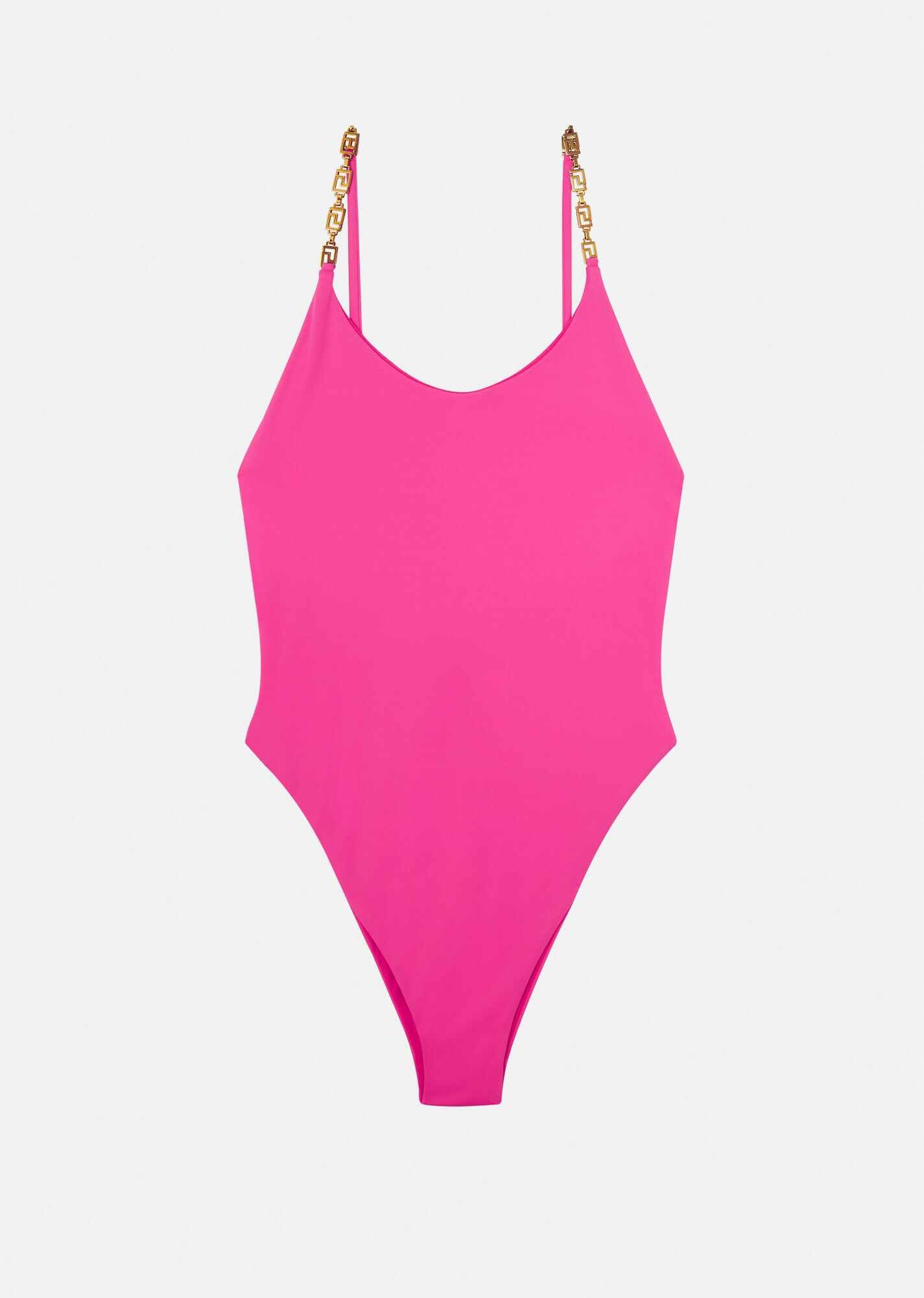 Greca Chain One-Piece Swimsuit - 1
