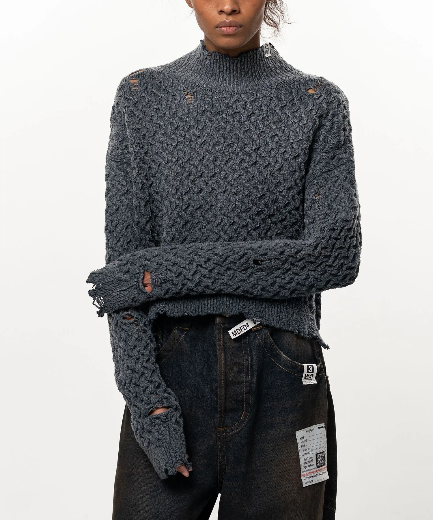 Sun Faded Like Knit Sweater - 1