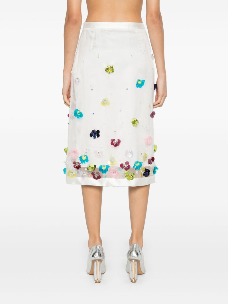 sequin-embellished midi skirt 4
