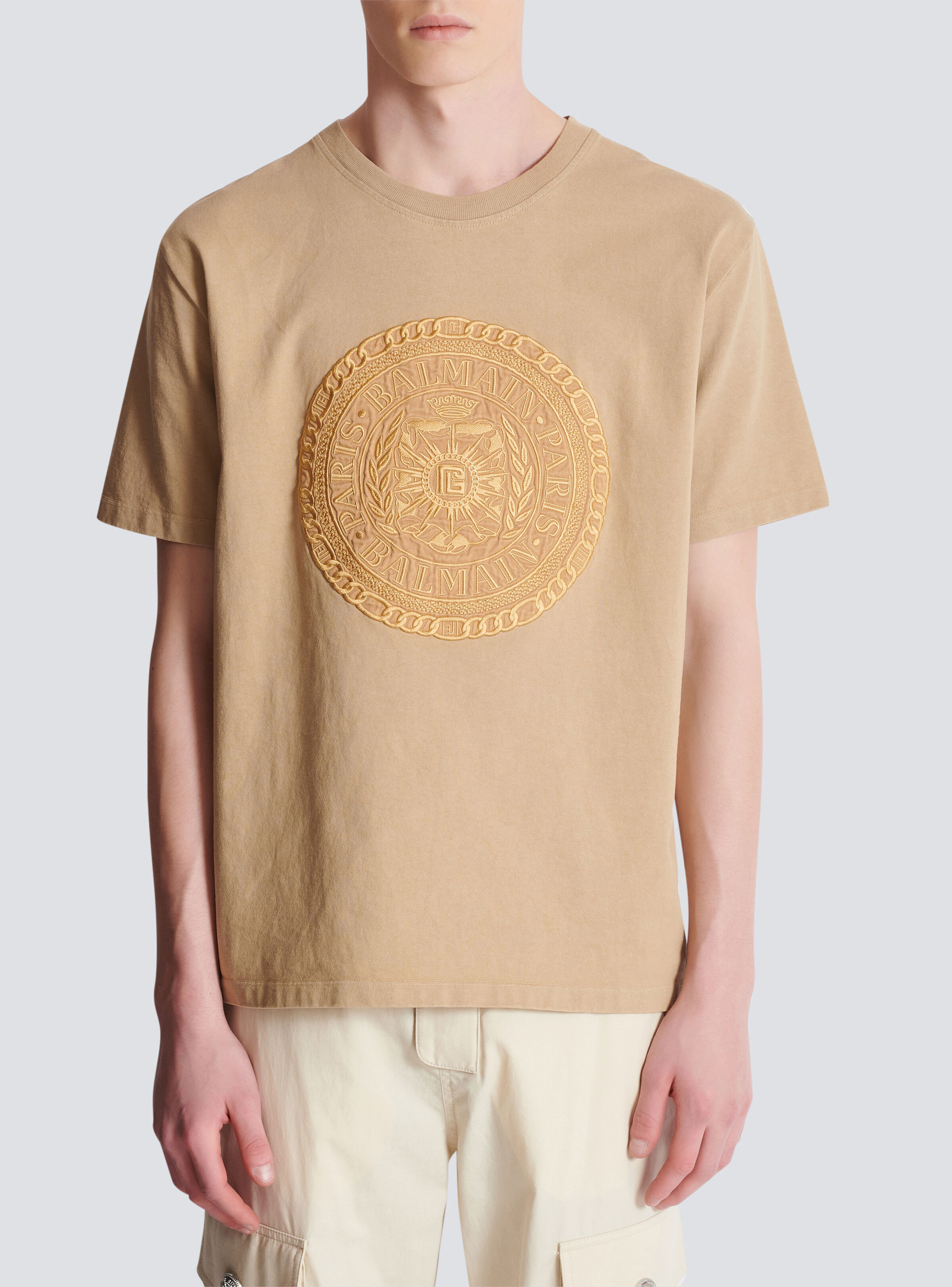 Embroidered Balmain Médaille T-shirt - 5