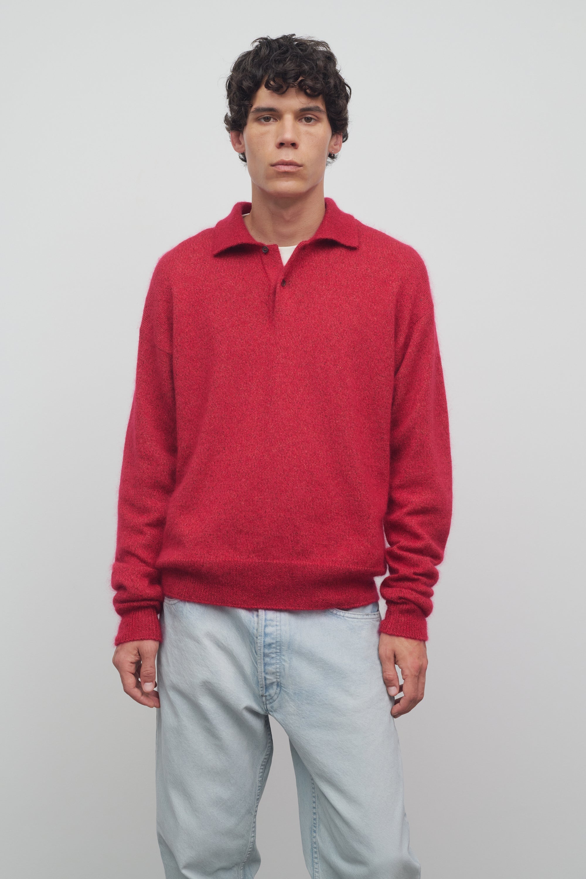 Gere Polo in Silk and Mohair - 3