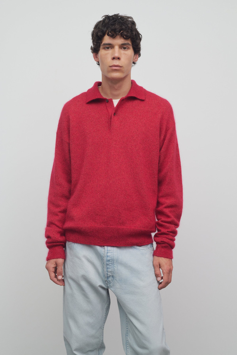 Gere Polo in Silk and Mohair 3