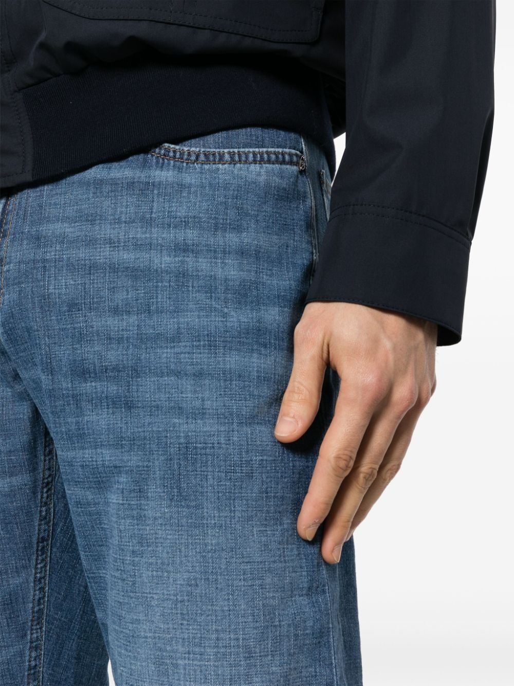 Meribel mid-rise straight-leg jeans - 5