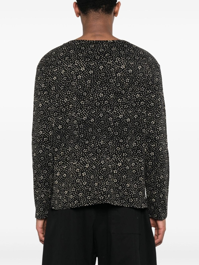 abstract-print T-shirt 4