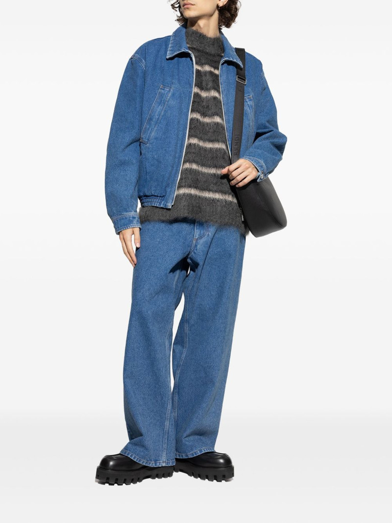 Marni denim logo-print jacket outlook