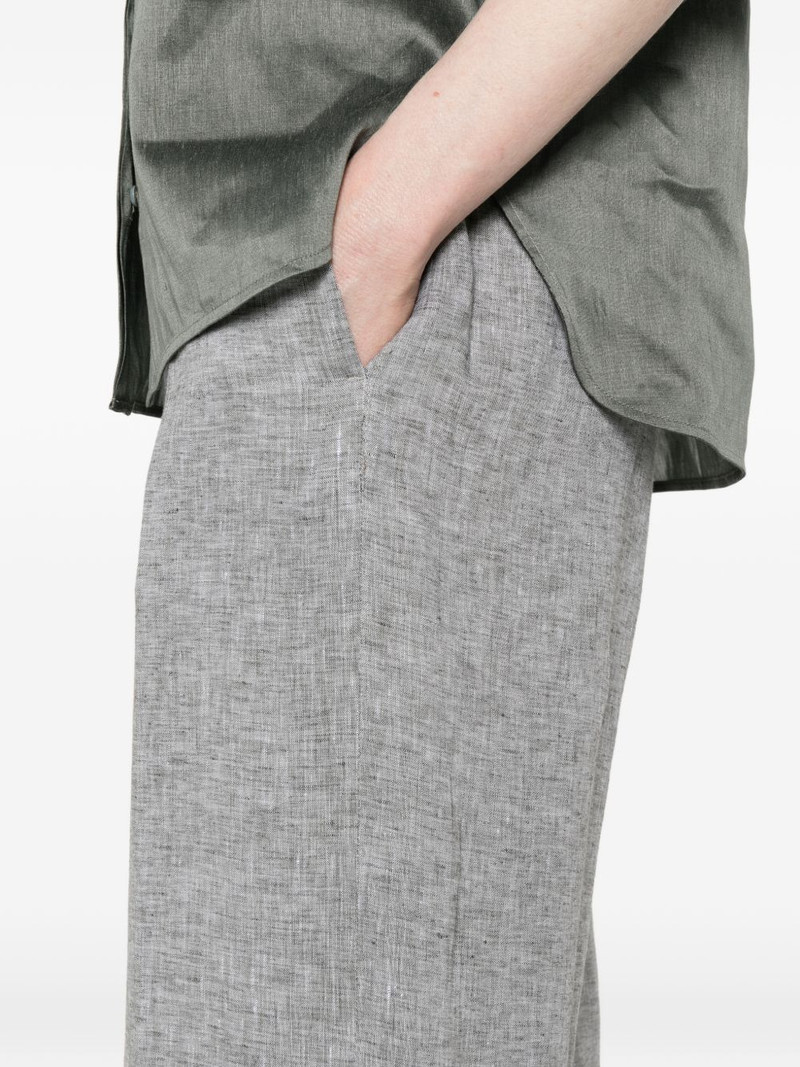 elasticated-waistband trousers 5