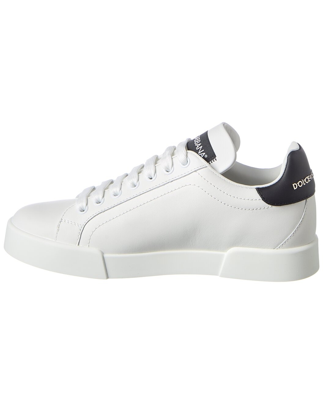 Dolce & Gabbana Portofino DG Logo Leather Sneaker - 2