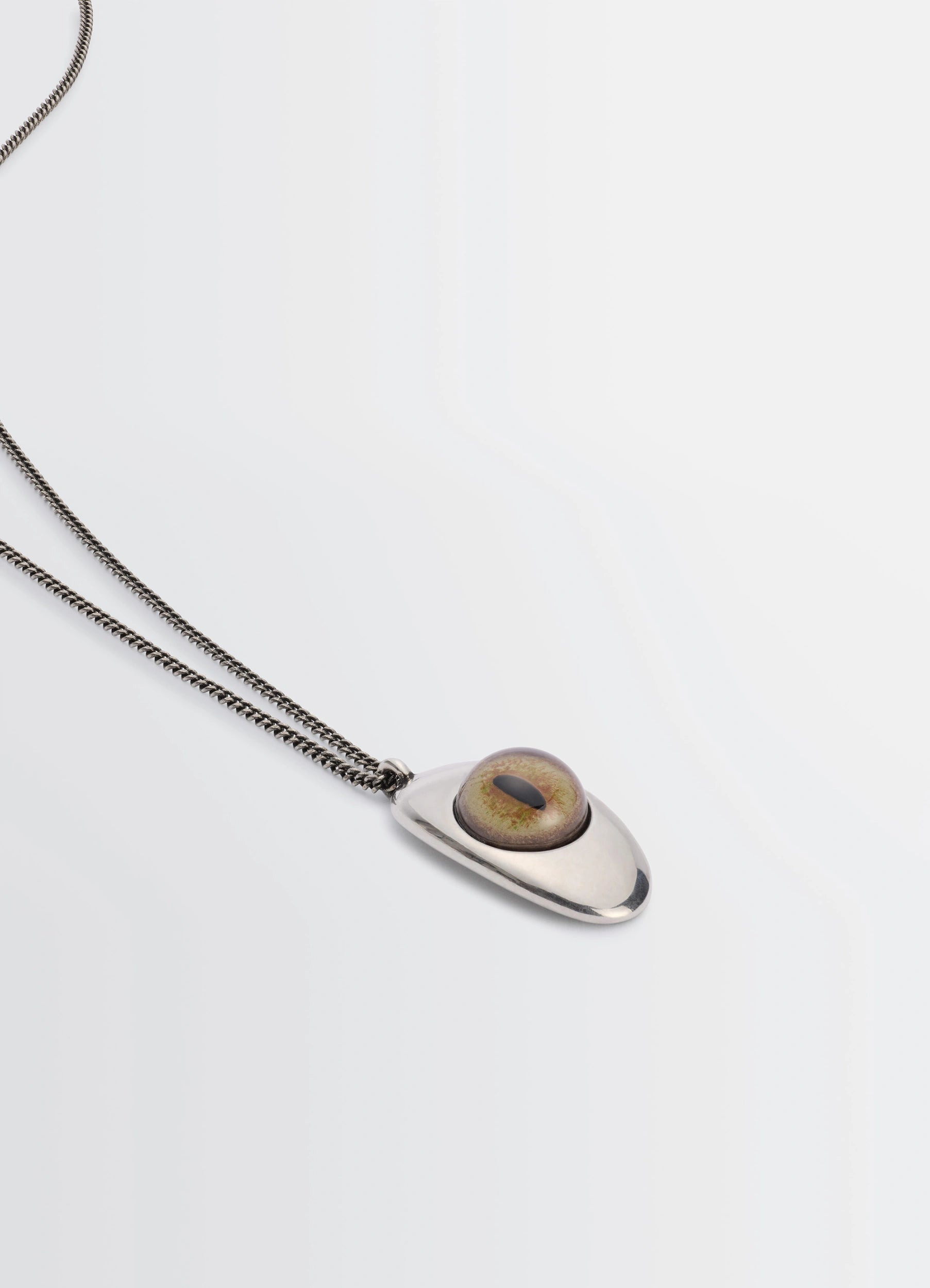 CAT EYE PENDANT NECKLACE - 4