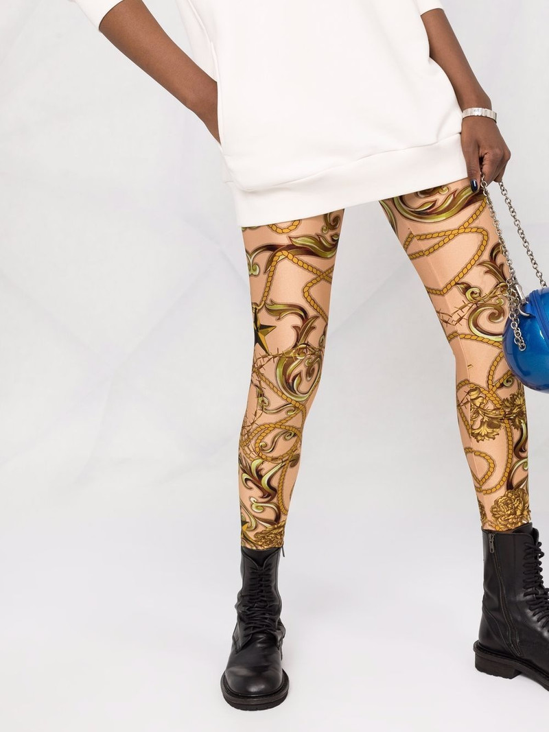 New Baroque print leggings 5