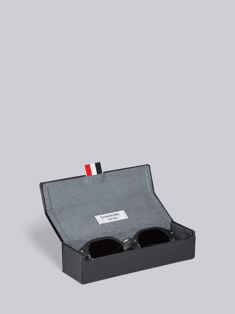 Silver & Black Iron Sunglasses 5