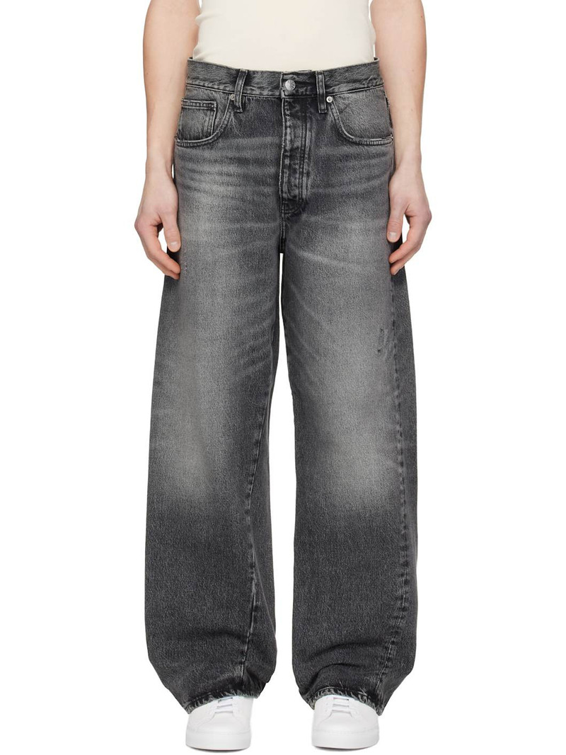 Black Wide Twist Jeans 1