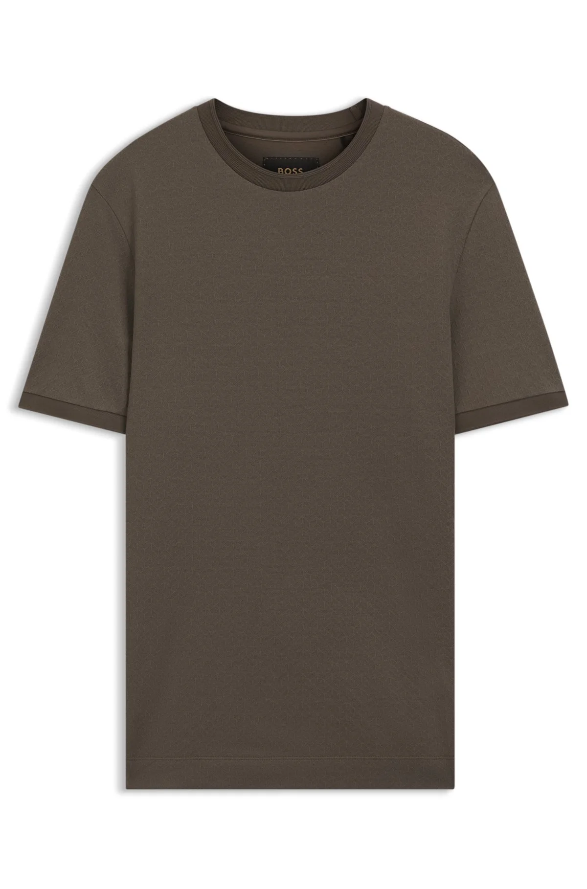 REGULAR-FIT POLO SHIRT IN COTTON-SILK JACQUARD - 1