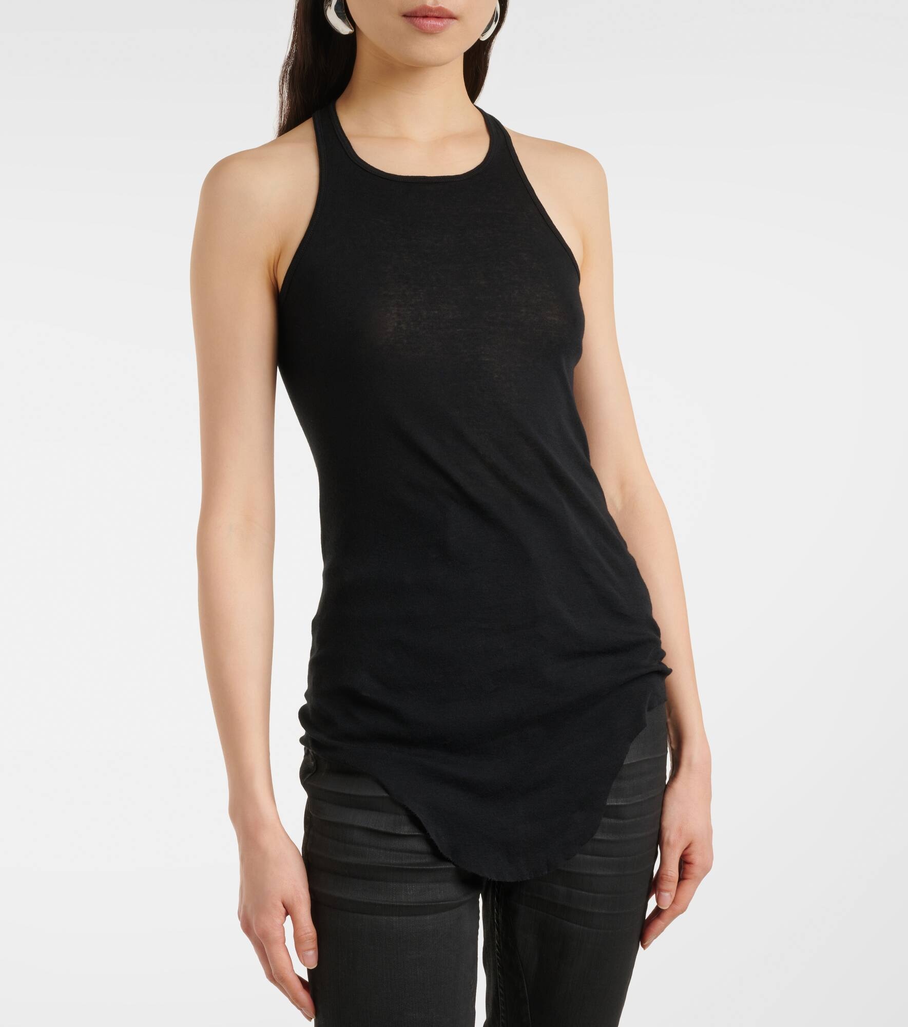 Ribbed-knit cotton tank top - 7