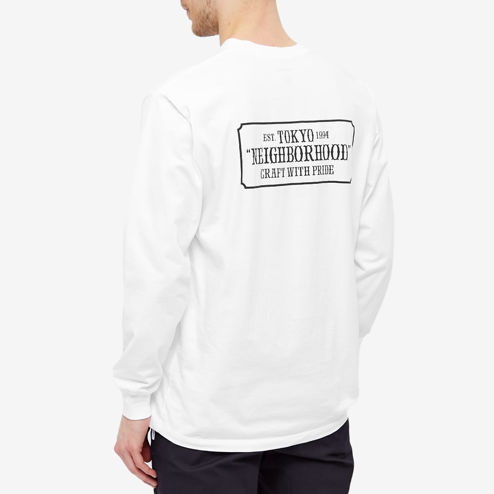 Neighborhood Long Sleeve Bar & Shield Tee - 5